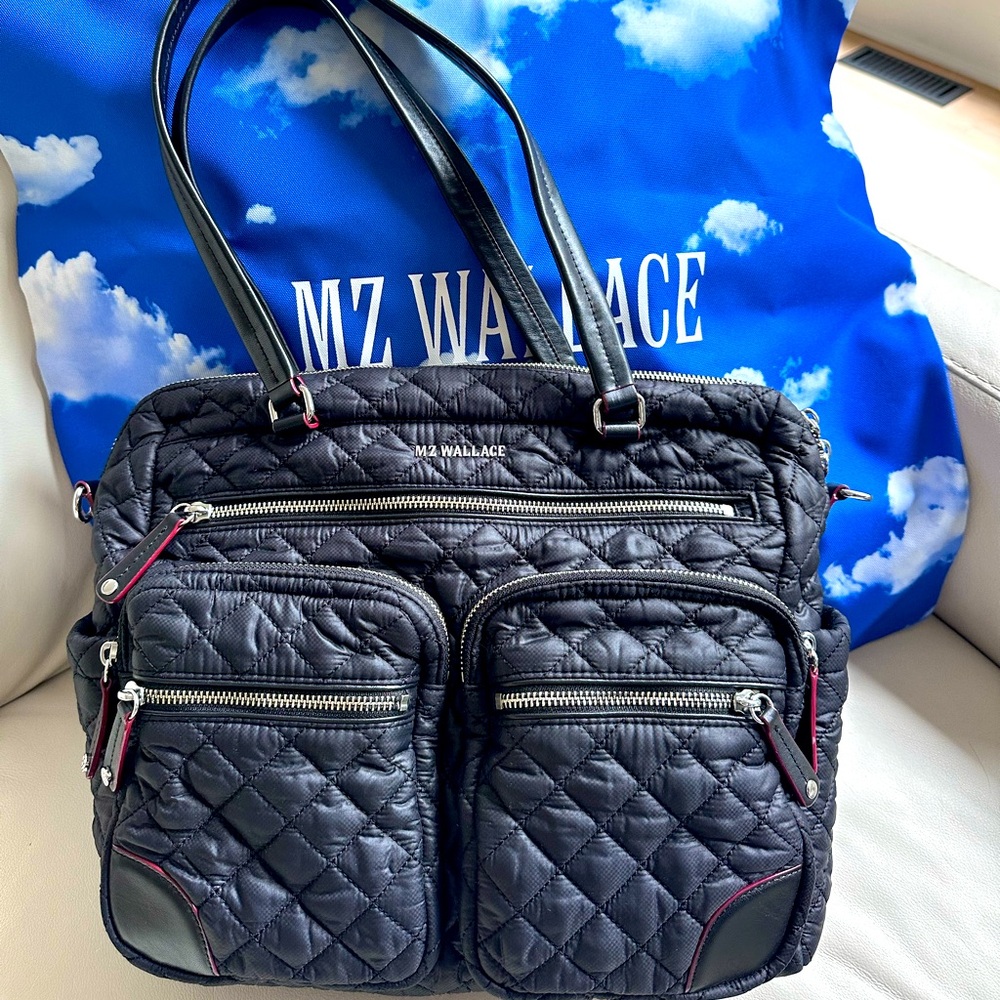 MZ Wallace Black Crosby City bag
